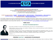Tablet Screenshot of editions-du-trident.fr